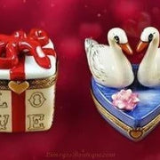 Valentine's Day-Limoges Boxes Porcelain Figurines Gifts