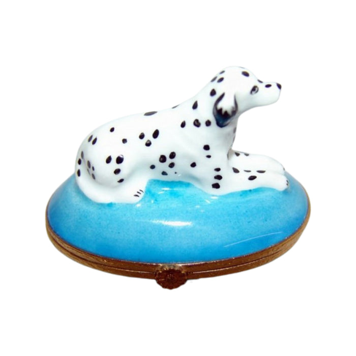 Dalmatian Dog On Blue Base