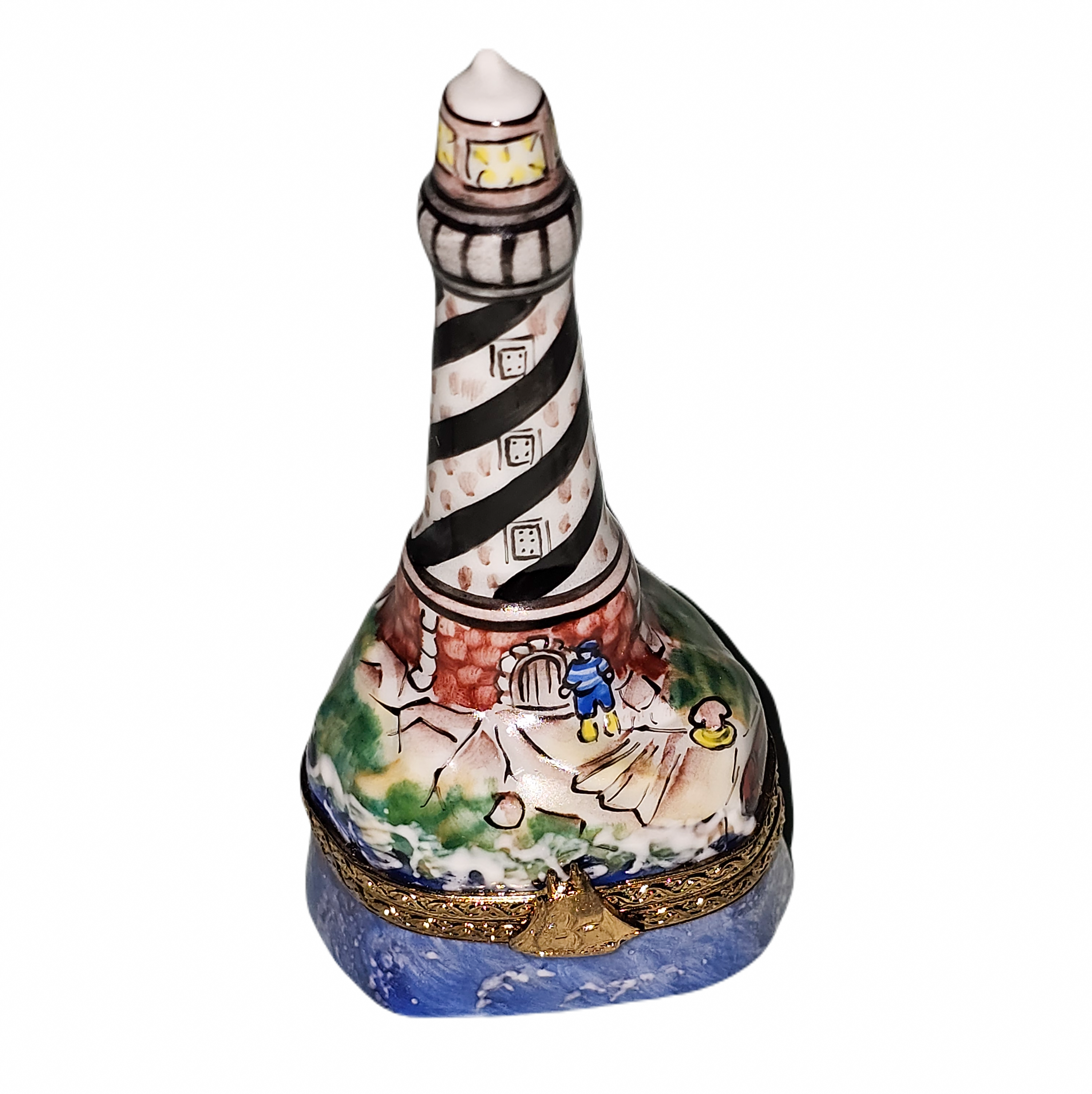 ルチェマーレ　LUCE MARE ジョルジオ・ロッティ　アート本sealight Spiral Lighthouse Limoges Box – Handcrafted French Porcelain