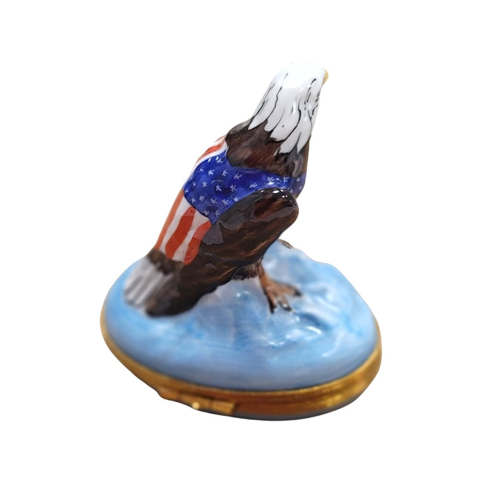 American Eagle w Flag-bird patriotic united states-CH2P380