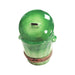 Cat in Green Trashcan Limoges Box Porcelain Figurine-cat home furniture limoges box-CH29273