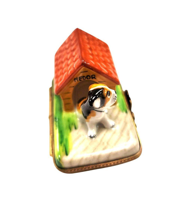 Dog in Dog House-dog LIMOGES BOXES-CH2P169