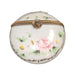 Light Flowers Flat Round Pill-LIMOGES BOXES traditional-CH11M152