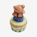 Mini Teddy Bear on Round-Teddy-CH8C305