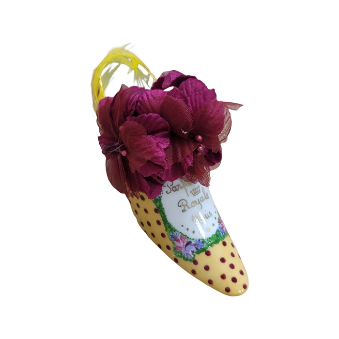 Parfumerie Paris Shoe-LIMOGES BOXES shoes hat-CH8C169