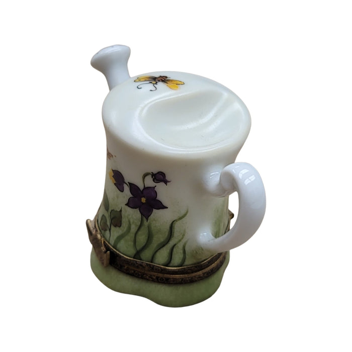 Watering Can Garden w Bees-Limoges Box garden flowers-CH6D203