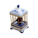 White Blue Bird Cage Love Birds-bird home furniture-CH2P268