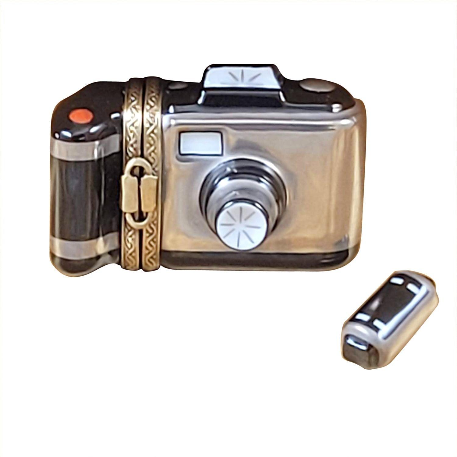Camera with Removable Film Limoges Box – French Porcelain Art