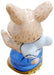 Bunny Rabbit w Mouse Limoges Box Porcelain Figurine-LIMOGES BOXES mice rabbit-CH8C200