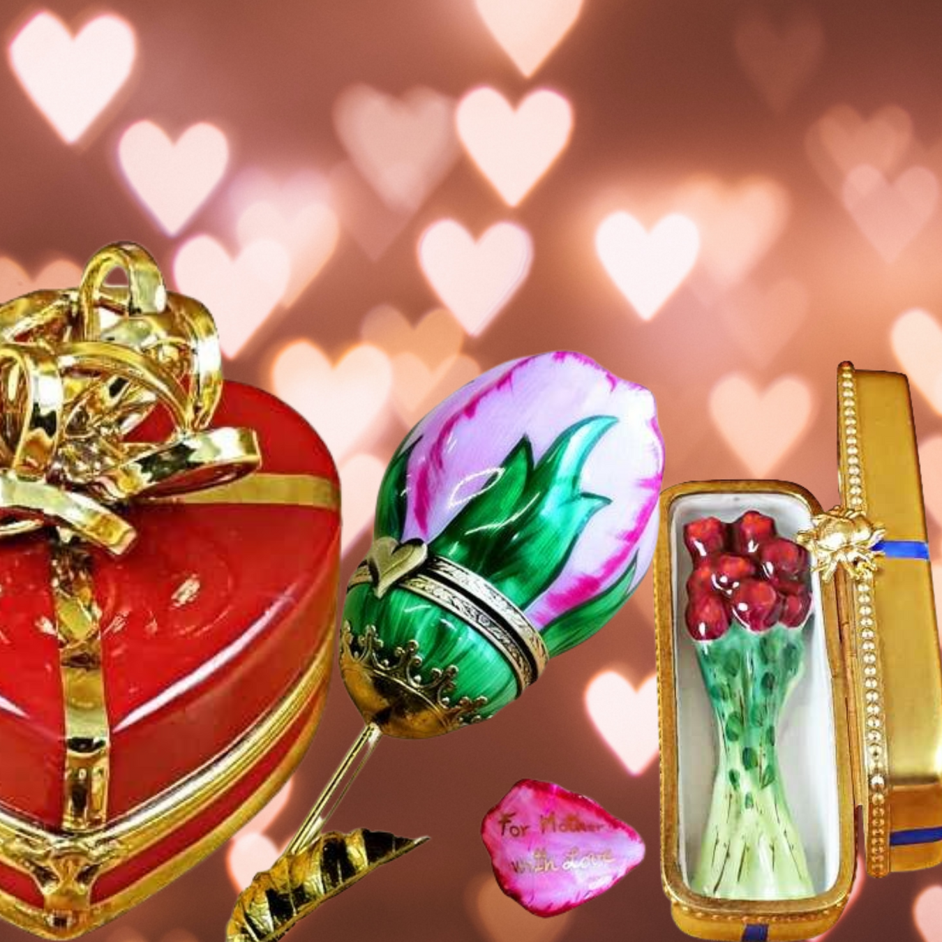 Valentine's Day Limoges Trinket Boxes Limoge Box French Gifts