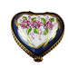 Blue Heart Roses on Blue Base Limoges Trinket Box - Limoges Box Boutique