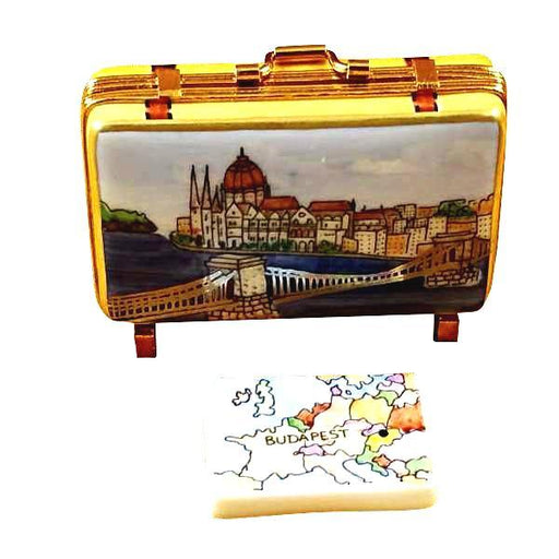 Budapest Suitcase Limoges Box - Limoges Box Boutique