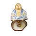 Buddha with Removable Gold Lotus Limoges Box - Limoges Box Boutique