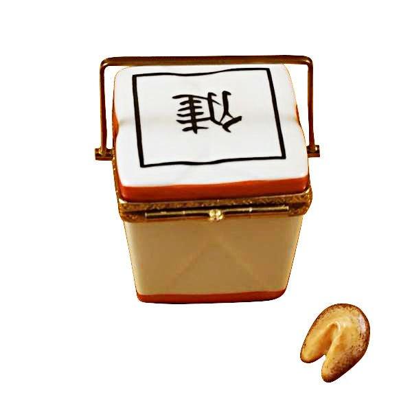 Chinese Take Out with Calligraphy Limoges Box - Limoges Box Boutique