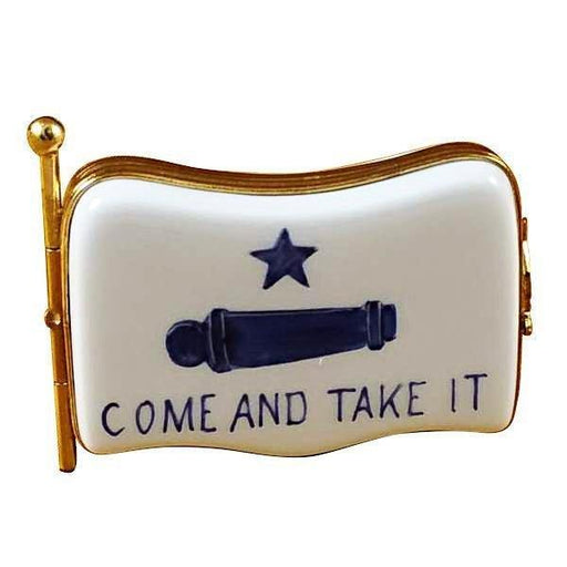 Come and Take It Flag Limoges Box - Limoges Box Boutique