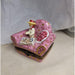 French Woman in Big Pink Chair No. 1 of 750 Limoges Box Figurine - Limoges Box Boutique
