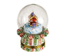 Gingerbread House Snow Globe Music Box Limoges Box Figurine - Limoges Box Boutique