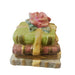 Large Rose Stack Books Wrapped 3" w Rose Limoges Box Figurine - Limoges Box Boutique