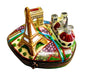 Map of France Eiffel Tower Limoges Box Figurine - Limoges Box Boutique
