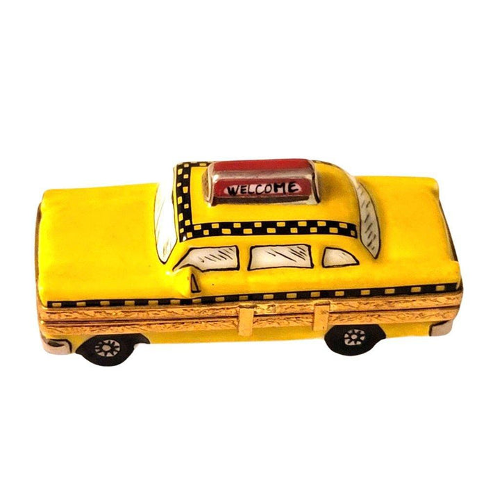 New York Taxi Limoges Box Figurine - Limoges Box Boutique