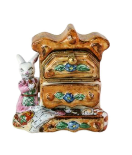 Rabbit Dresser Porcelain Limoges Trinket Box - Limoges Box Boutique