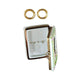 Wedding Book w 2 Removable Gold Rings Limoges Box - Limoges Box Boutique