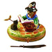 Witch Halloween Cat Limoges Box - Limoges Box Boutique