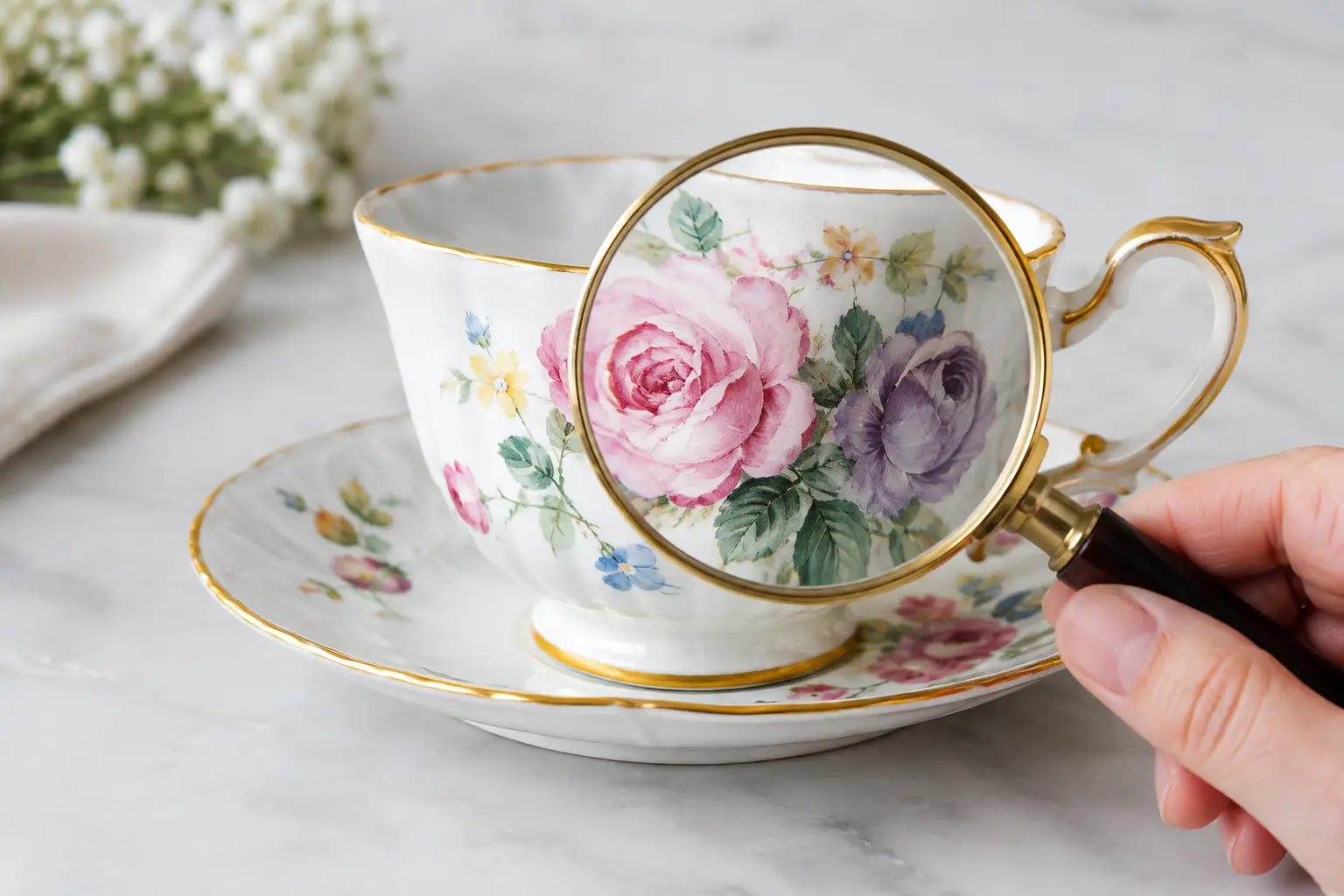 How to Spot Hand Painting on Limoges Porcelain