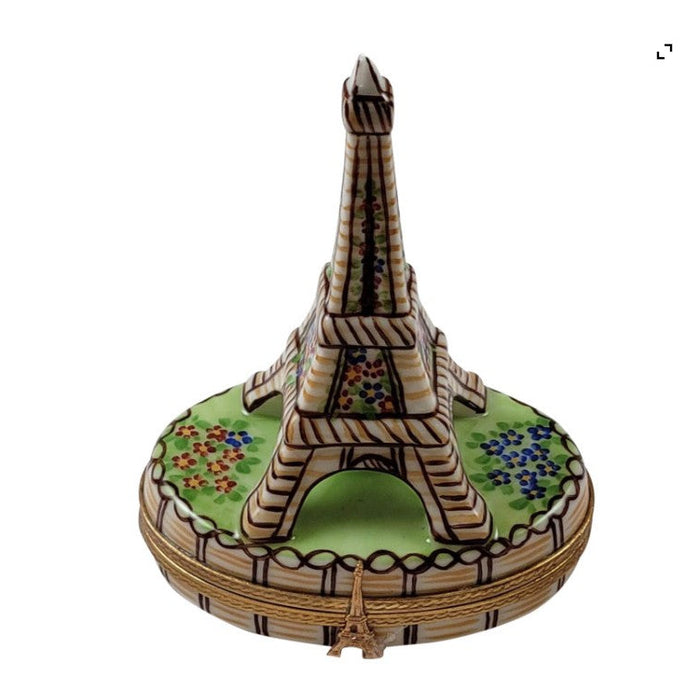 BROWN EIFFEL TOWER - I LOVE PARIS PAINTED INSIDE