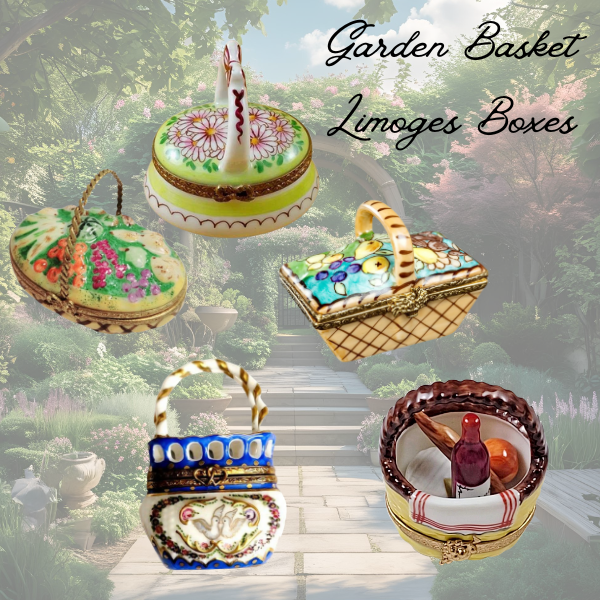 Hand-painted limoges trinket box