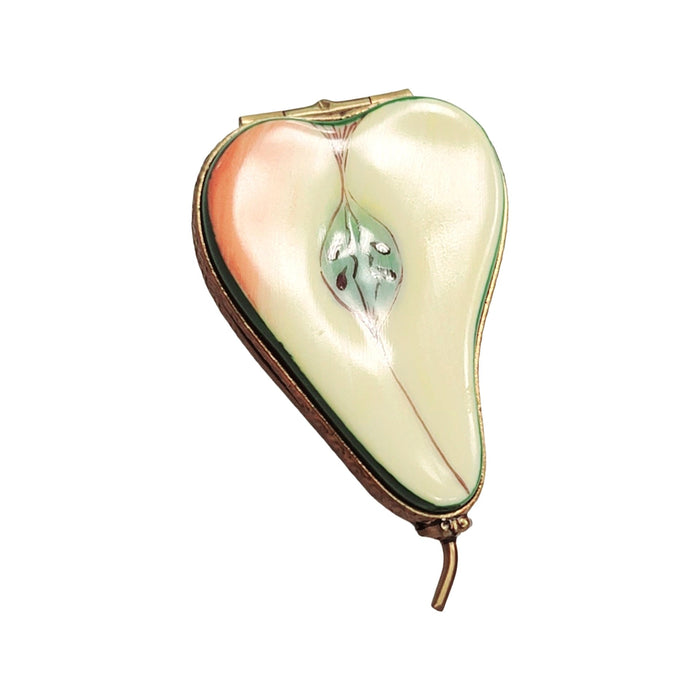 Half Pear Porcelain Limoges Box | Limoges Boutique