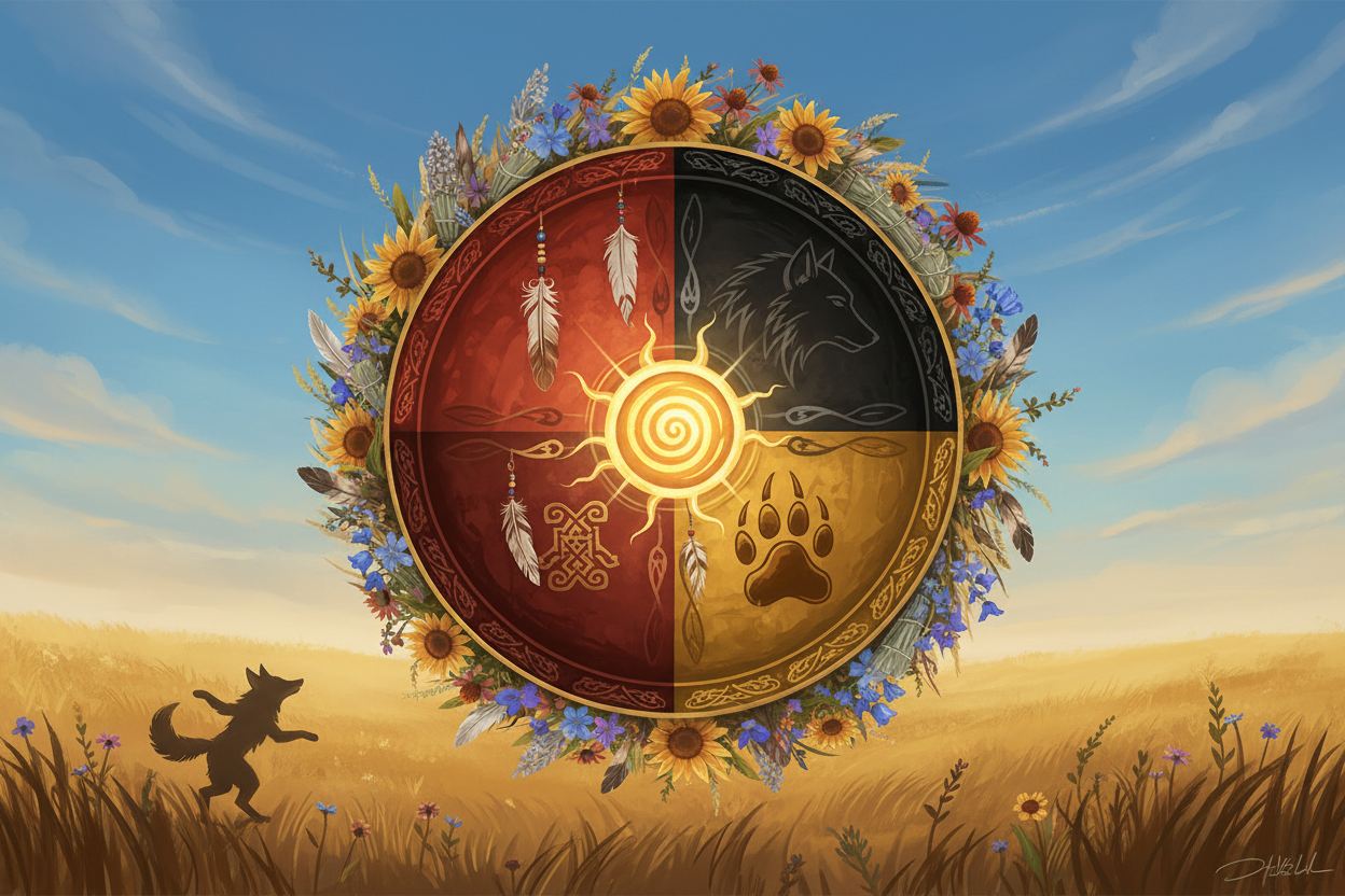 Native American Medicine Wheel Wisdom: Balance, Cycles, and Summer Coyote Energy