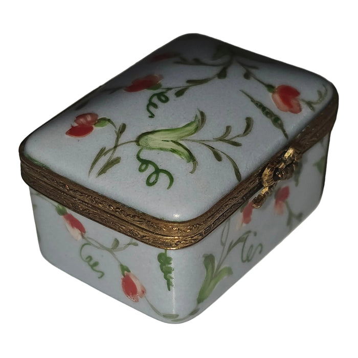Unlock Elegance with Blue Rectangle Limoges Boxes as Luxurious Porcelain Figurines and Perfect French Gifts