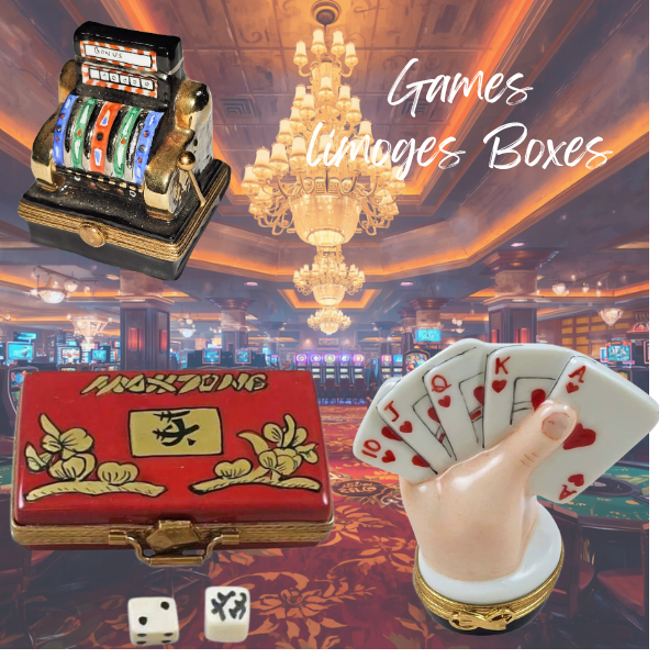 Leisure & Play Limoges Trinket Boxes | Luxury Porcelain Gift