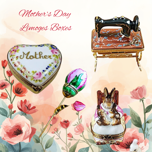 Mother's Day Limoges Boxes | Elegant French Porcelain Gifts for Mom
