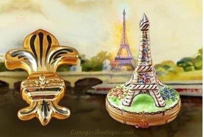 French Boxes Paris France-Limoges Boxes Porcelain Figurines Gifts