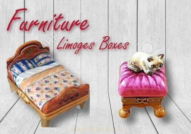 Furniture & Home-Limoges Boxes Porcelain Figurines Gifts