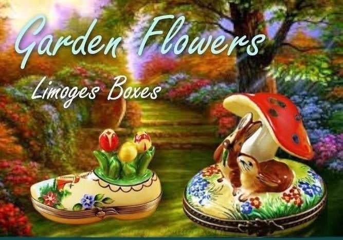 Garden & Nature-Limoges Boxes Porcelain Figurines Gifts