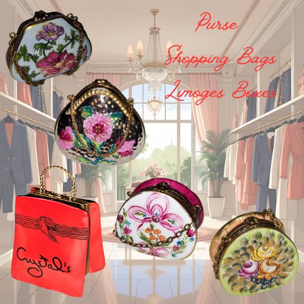 Purse Limoges Boxes: Luxury Hand-Painted Collectibles | Limoges Boxes