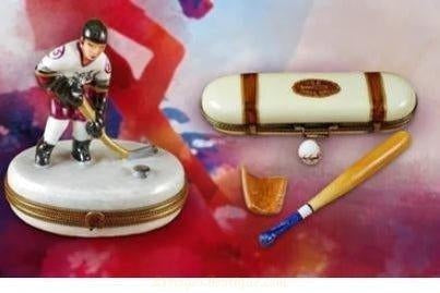 Sports-Limoges Boxes Porcelain Figurines Gifts