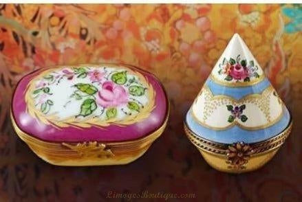Traditional & Antique-Limoges Boxes Porcelain Figurines Gifts