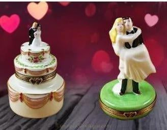 Wedding & Anniversary-Limoges Boxes Porcelain Figurines Gifts