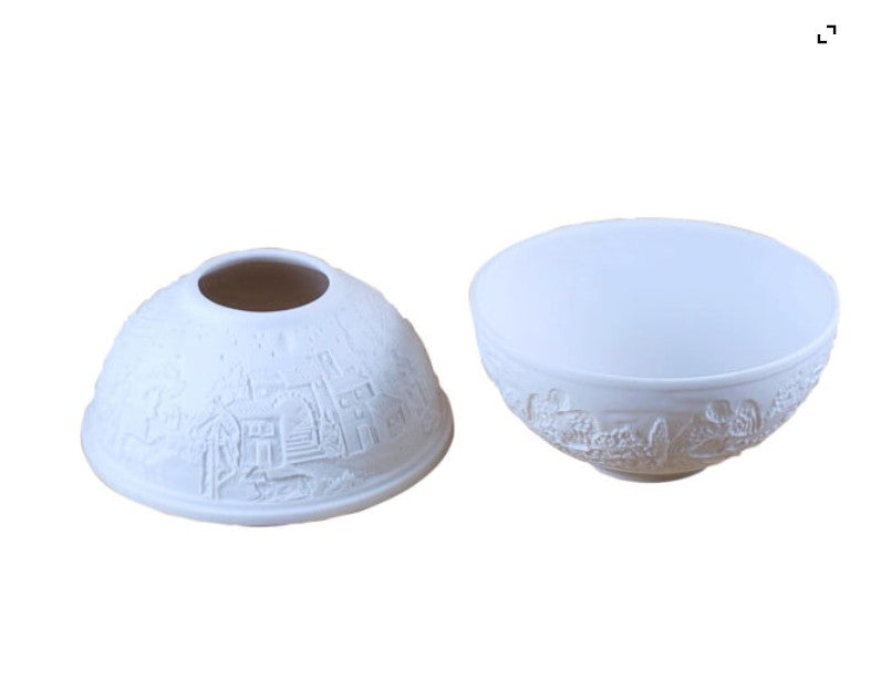 CRECHE (NATIVITY) VOTIVE LIGHT - LITHOSPHERE