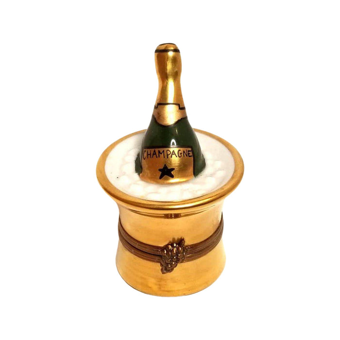 Gold Bucket of Champagne on Ice
