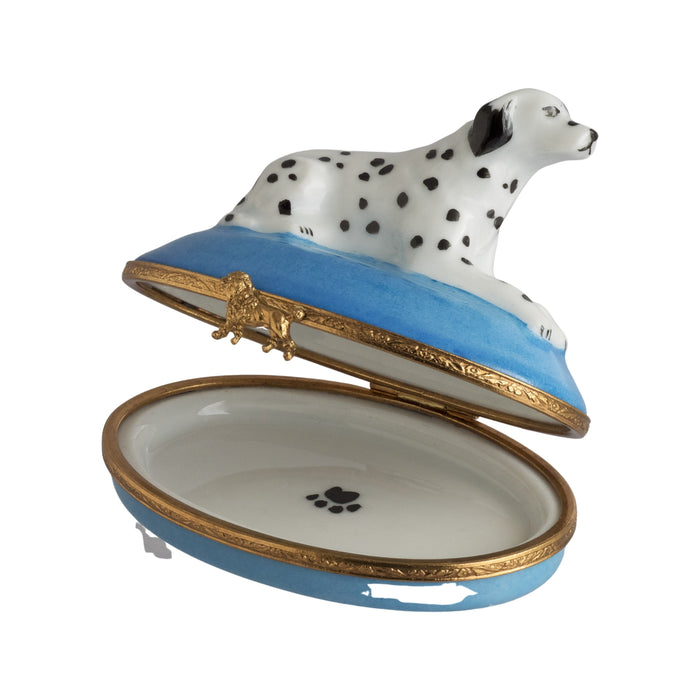 Dalmatian Dog On Blue Base
