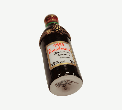 1994 Bordeaux Wine Limoges Box for Wine Enthusiasts Porcelain Limoges wine French Trinket Box