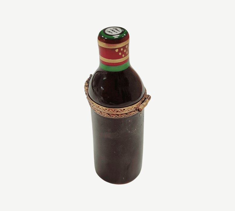 1994 Bordeaux Wine Limoges Box for Wine Enthusiasts Porcelain Limoges wine French Trinket Box