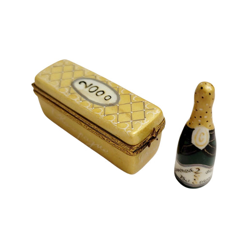 Luxury Champagne Box for Celebrations Porcelain Limoges wine French Trinket Box