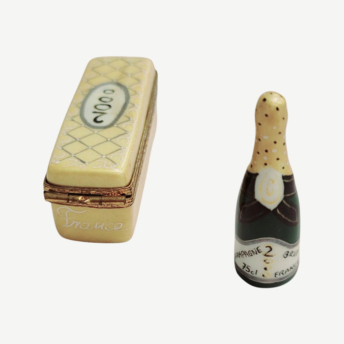 Luxury Champagne Box for Celebrations Porcelain Limoges wine French Trinket Box