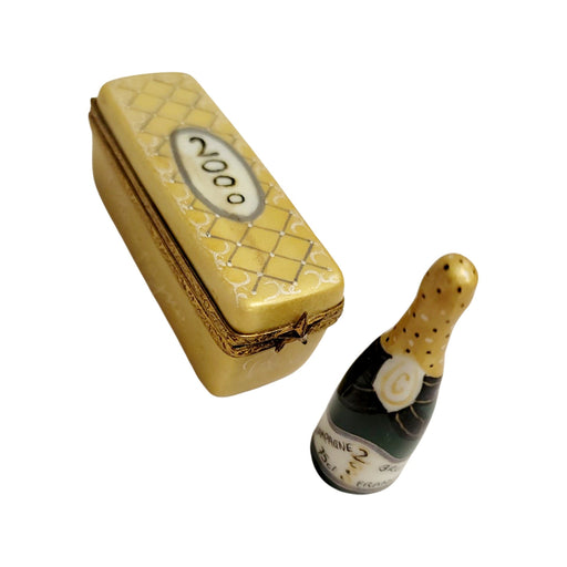 Luxury Champagne Box for Celebrations Porcelain Limoges wine French Trinket Box